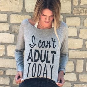 5⭐️ RATED 😍I Can't Adult Today graphic T- Shirt